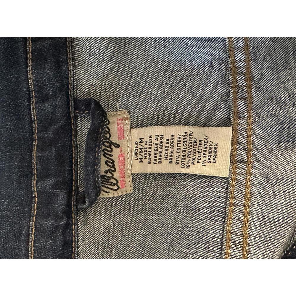 Wrangler Wrancher Classic Jean Jacket Size Medium - image 8